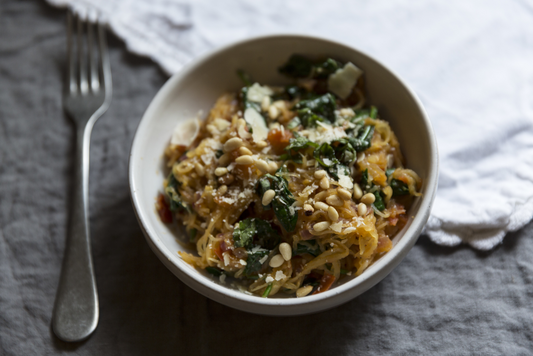 Savory Spaghetti Squash Recipe from Our Guest  Blogger, Jamie Barker of Wallace & James