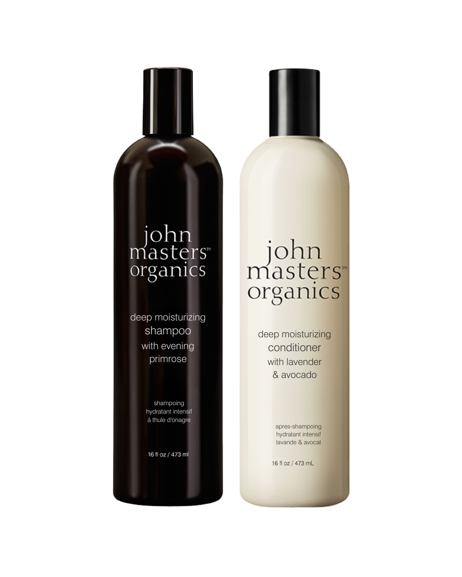 Hydrating Duo 16oz - Deep Moisturizing Shampoo with Evening Primrose and Deep Moisturizing Conditioner with Lavender and Avocado