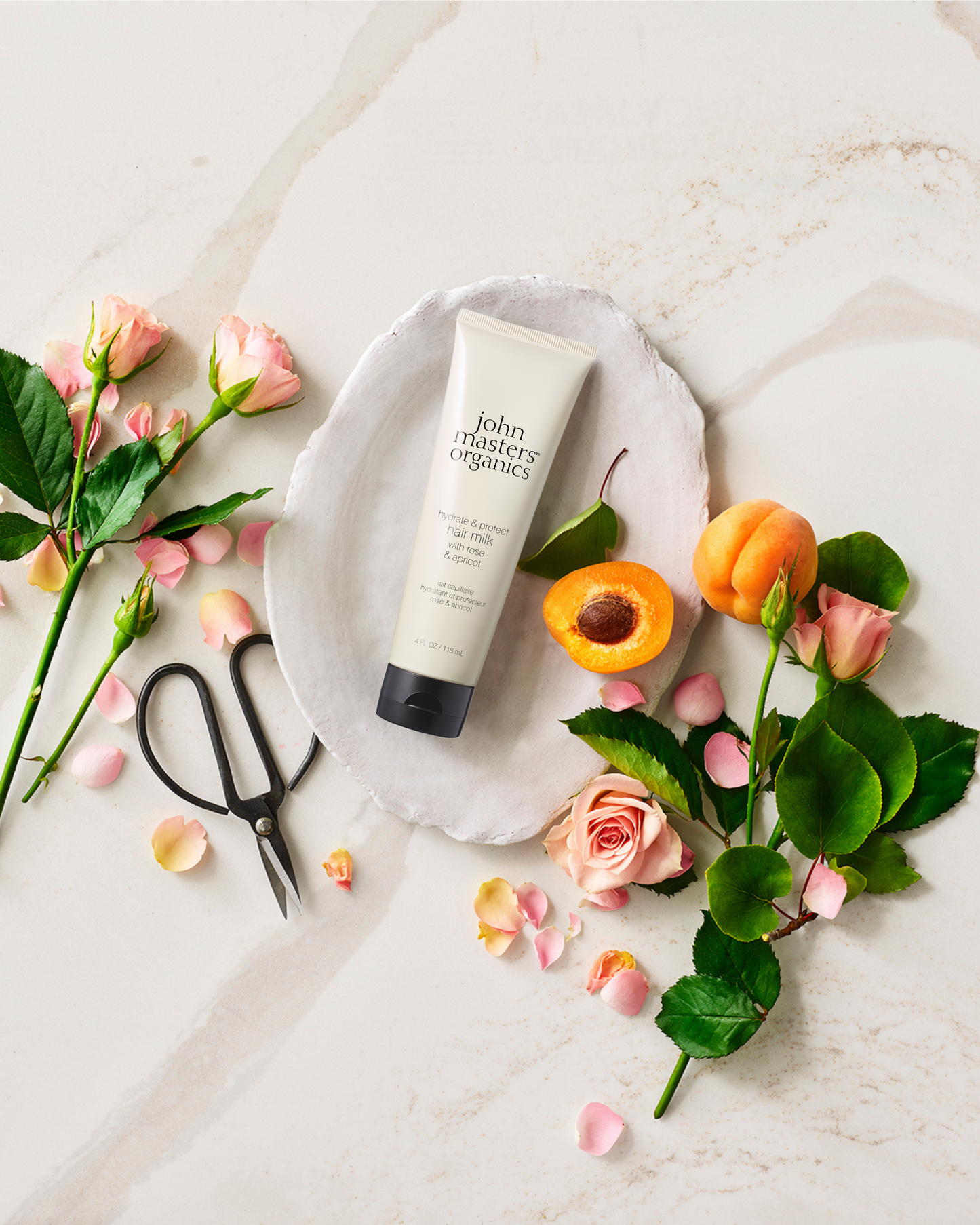 Hydrate & Protect Hair Milk with Rose & Apricot